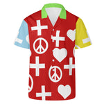 Mens All Over Print Casual Hawaiian Shirt