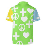Mens All Over Print Casual Hawaiian Shirt