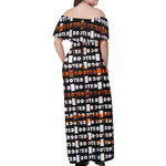 Rooted Womens Off the Shoulder Wrap Long Dress