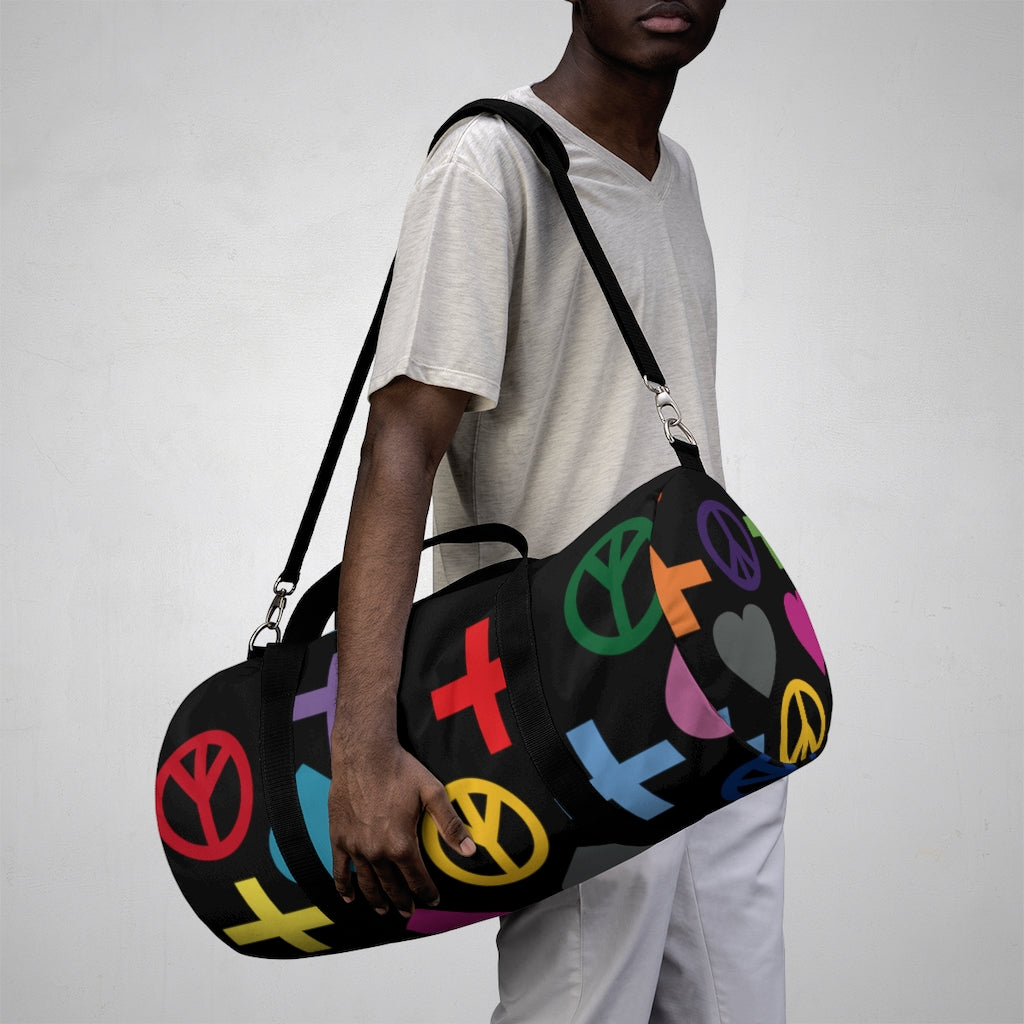 Rooted Brand’s ( Love Peace Purpose ) Duffel Bag - ROOTED BRAND 