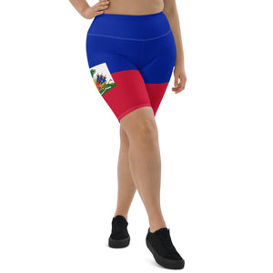 Haiti flag Biker Shorts