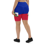 Haiti flag Biker Shorts