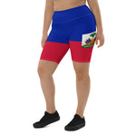 Haiti flag Biker Shorts