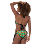 Guyana flag Bikini swimsuit reversible swimwear