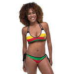 Guyana flag Bikini swimsuit reversible swimwear