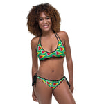 Guyana flag Bikini swimsuit reversible swimwear