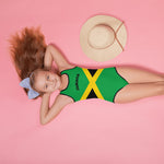 Jamaica flag Kids Swimsuit