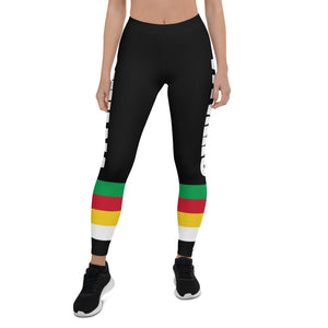 Guyana flag colors Leggings