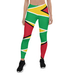 Guyana flag colors Leggings