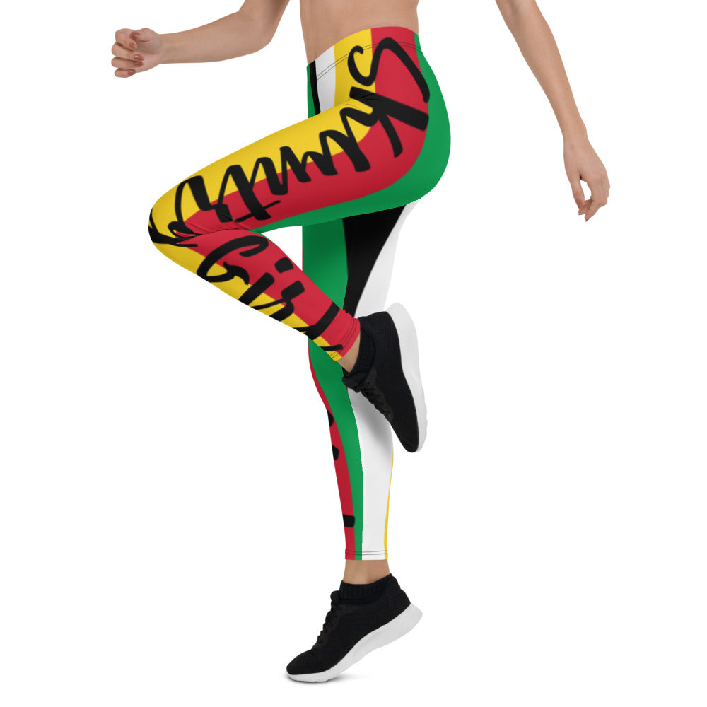 Guyana flag Leggings