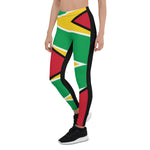 Guyana flag colors Leggings