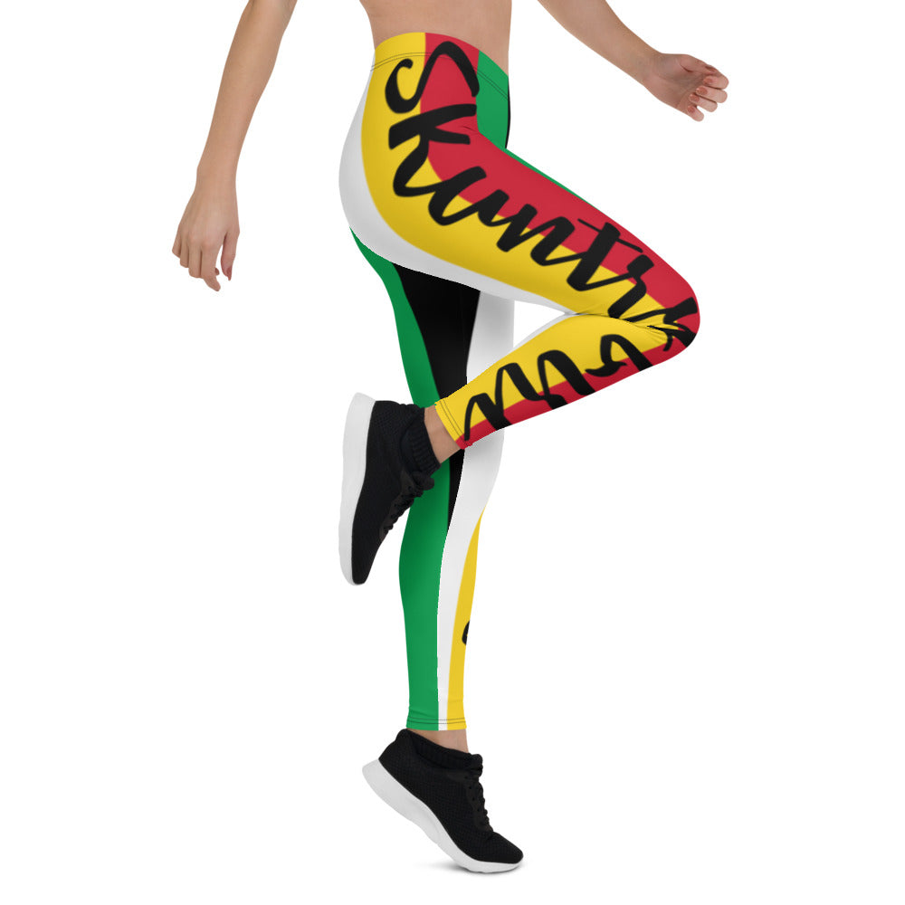 Guyana flag Leggings