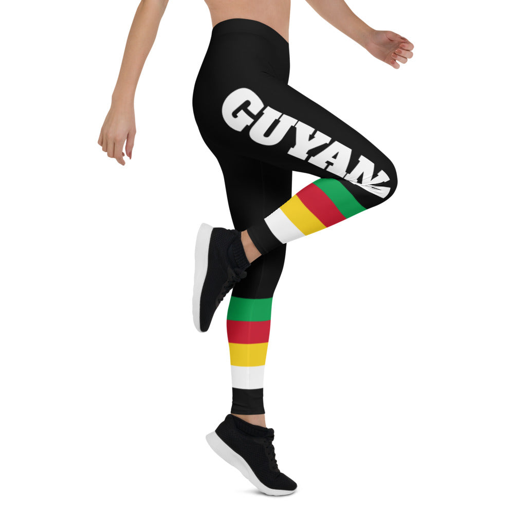 Guyana flag colors Leggings