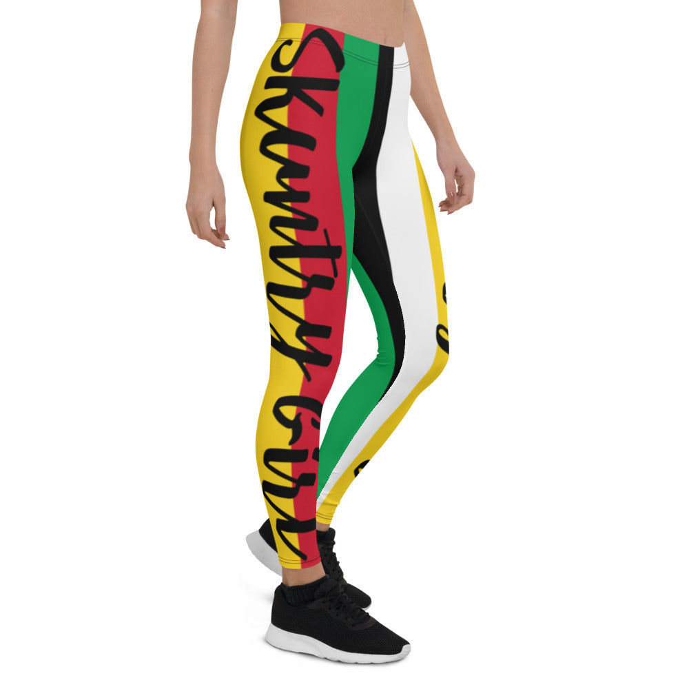 Guyanese American Flag Leggings - Conscious Apparel Store