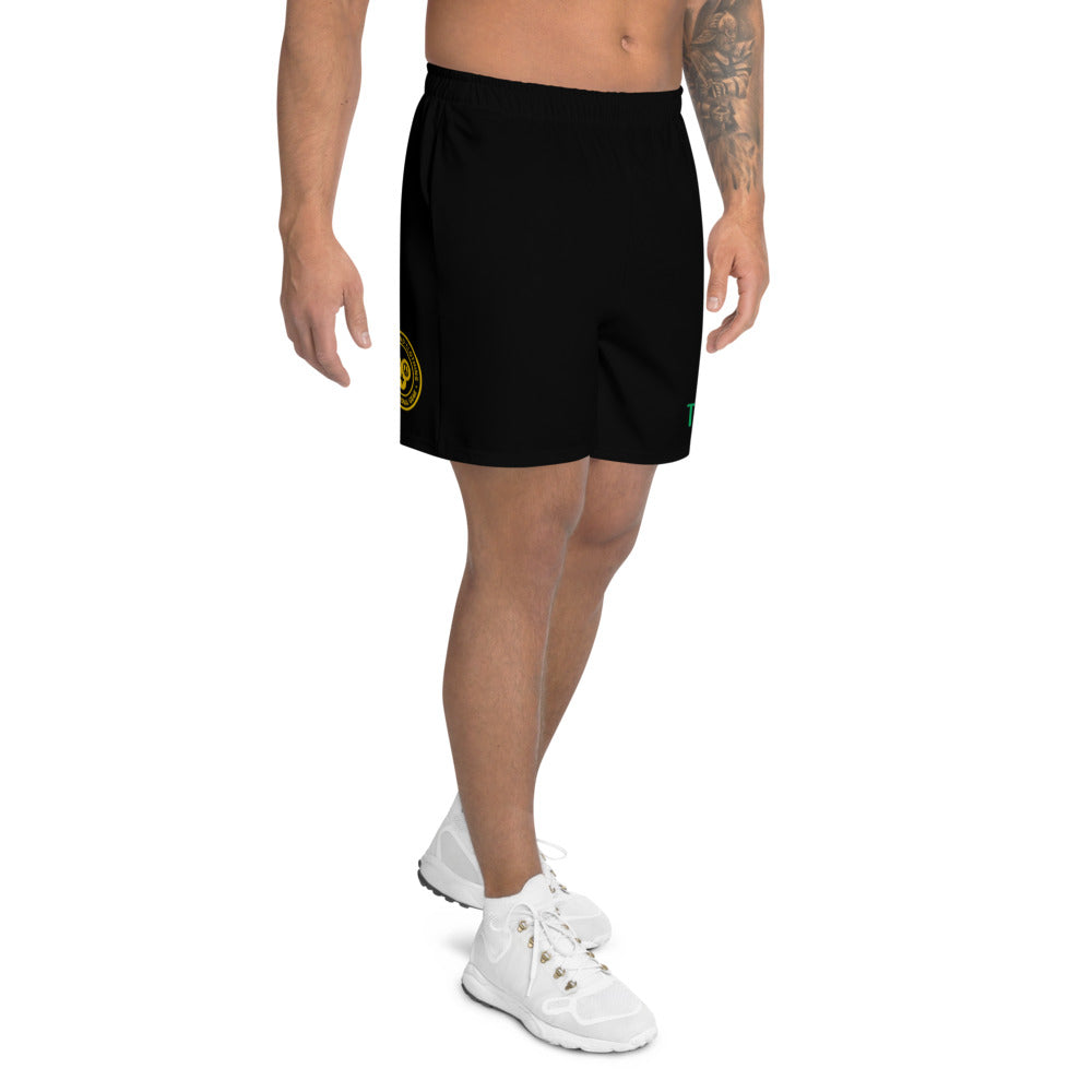 Guyana 592 Men's Athletic Long Shorts - ROOTED BRAND 