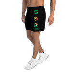 Guyana 592 Men's Athletic Long Shorts - ROOTED BRAND 