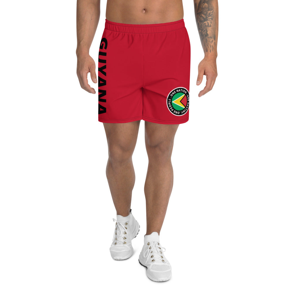 GUYANA 592 Men's Athletic Long Shorts