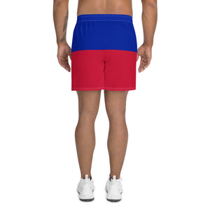 Haiti flag Men's Athletic Long Shorts