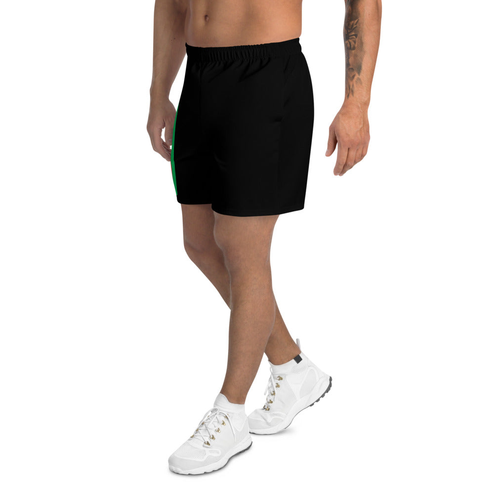 Men's Guyana flag Athletic Long Shorts