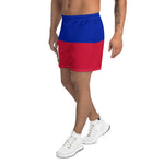 Haiti flag Men's Athletic Long Shorts