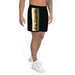 Men's Guyana flag Athletic Long Shorts