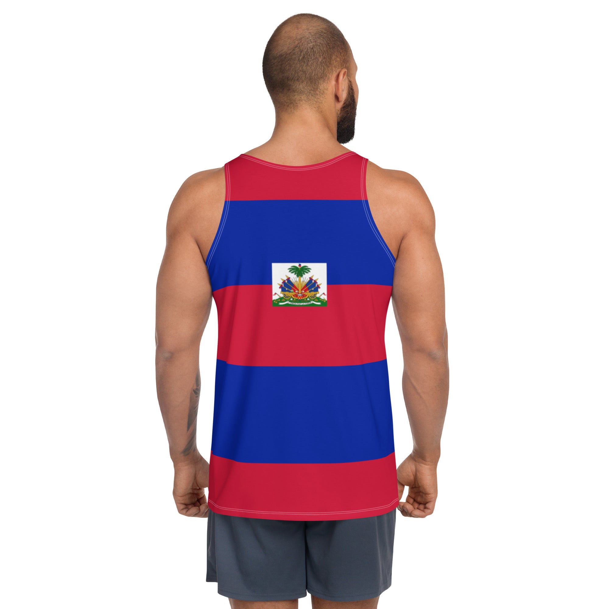 Haiti flag Unisex Tank Top