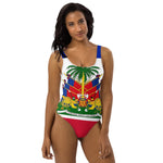 Haiti flag One-Piece Swimsuit