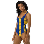 Barbados flag One-Piece Swimsuit