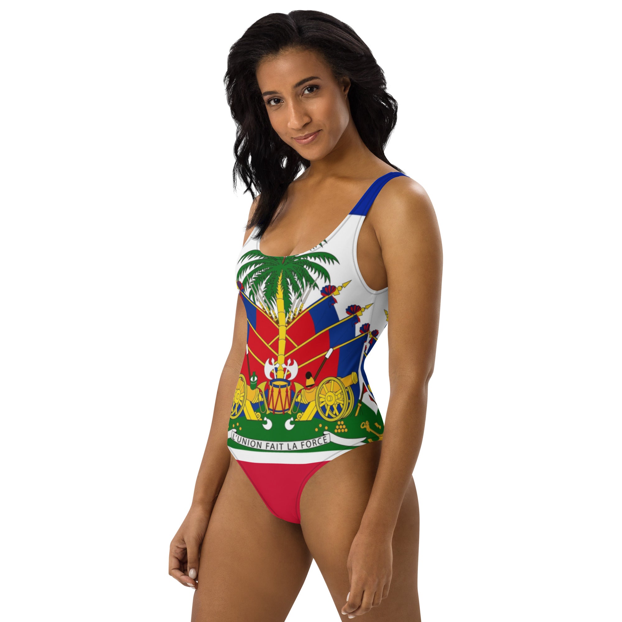 Haiti flag One-Piece Swimsuit