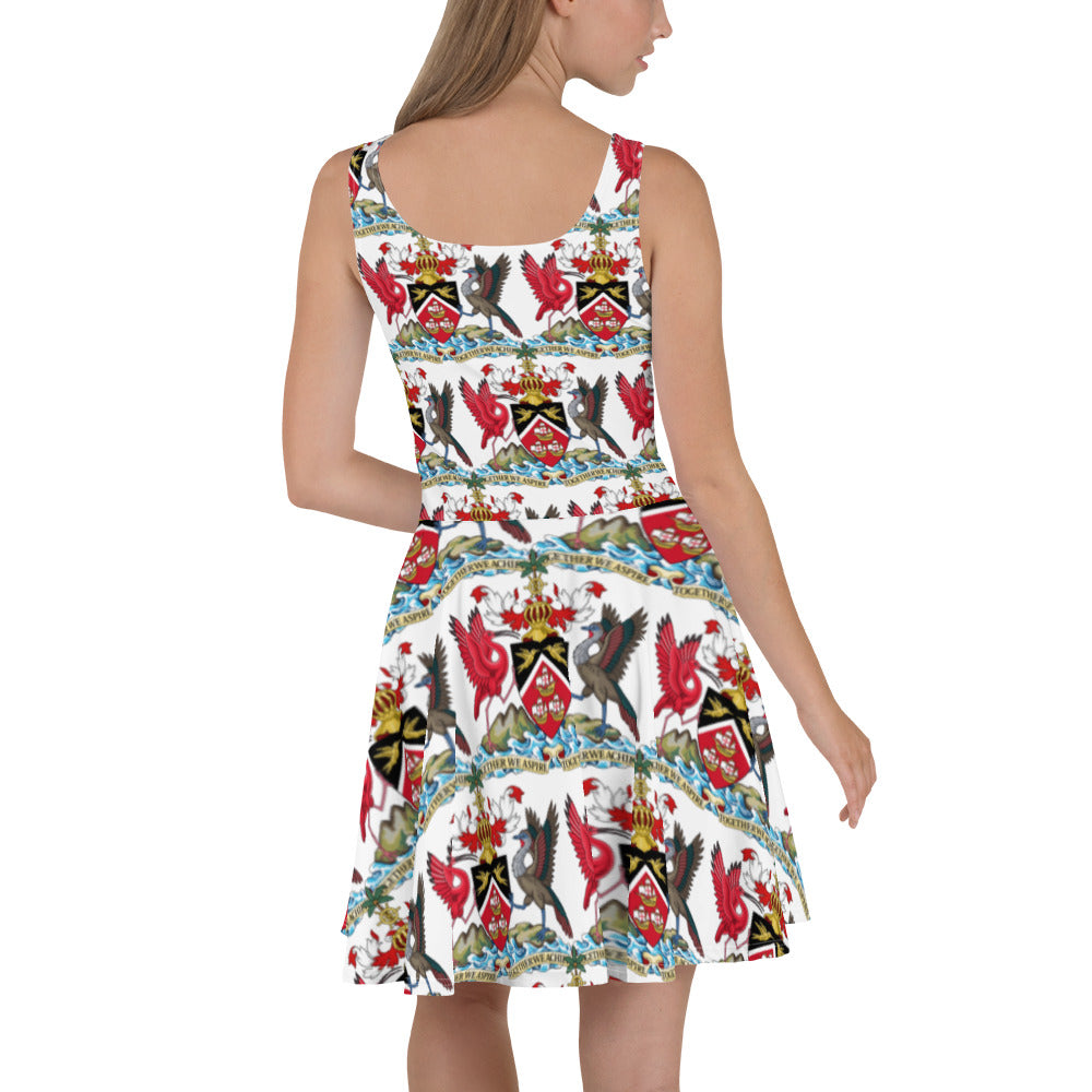 Trinidad coat of arms Skater Dress