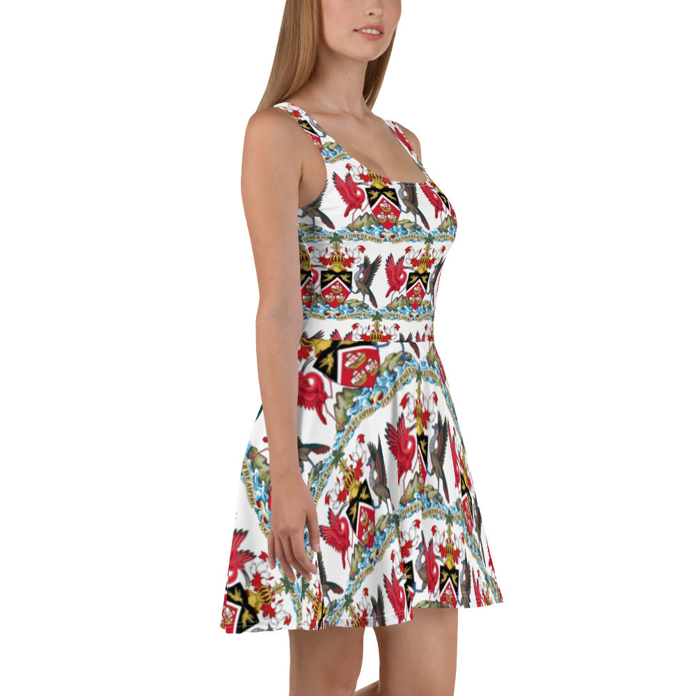 Trinidad coat of arms Skater Dress