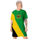 Jamaica flag T-shirt dress