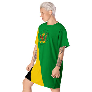 Jamaica flag T-shirt dress