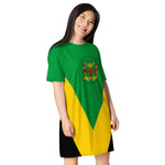 Jamaica flag T-shirt dress