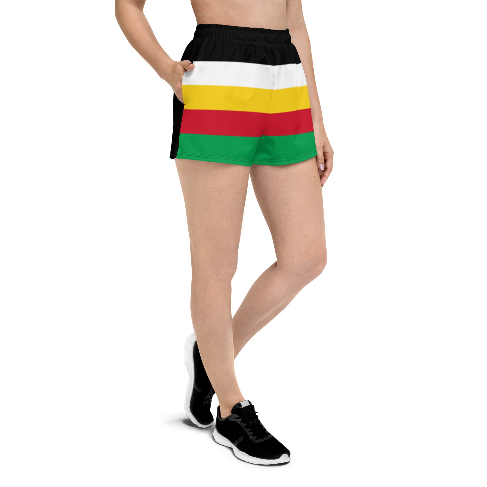 Guyana Women's Athletic Short Shorts