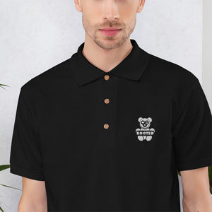 Rooted Brand Embroidered Polo Shirt