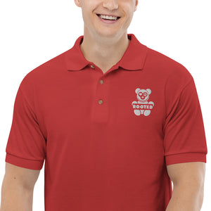 Rooted Brand Embroidered Polo Shirt