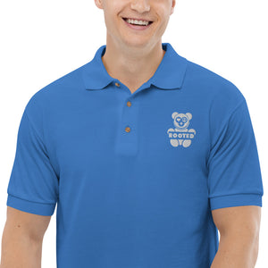 Rooted Brand Embroidered Polo Shirt