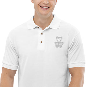 Rooted Brand Embroidered Polo Shirt