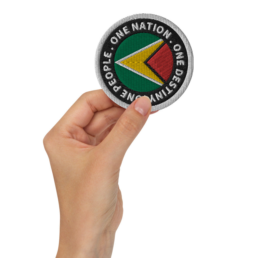 Guyana embroidered patches