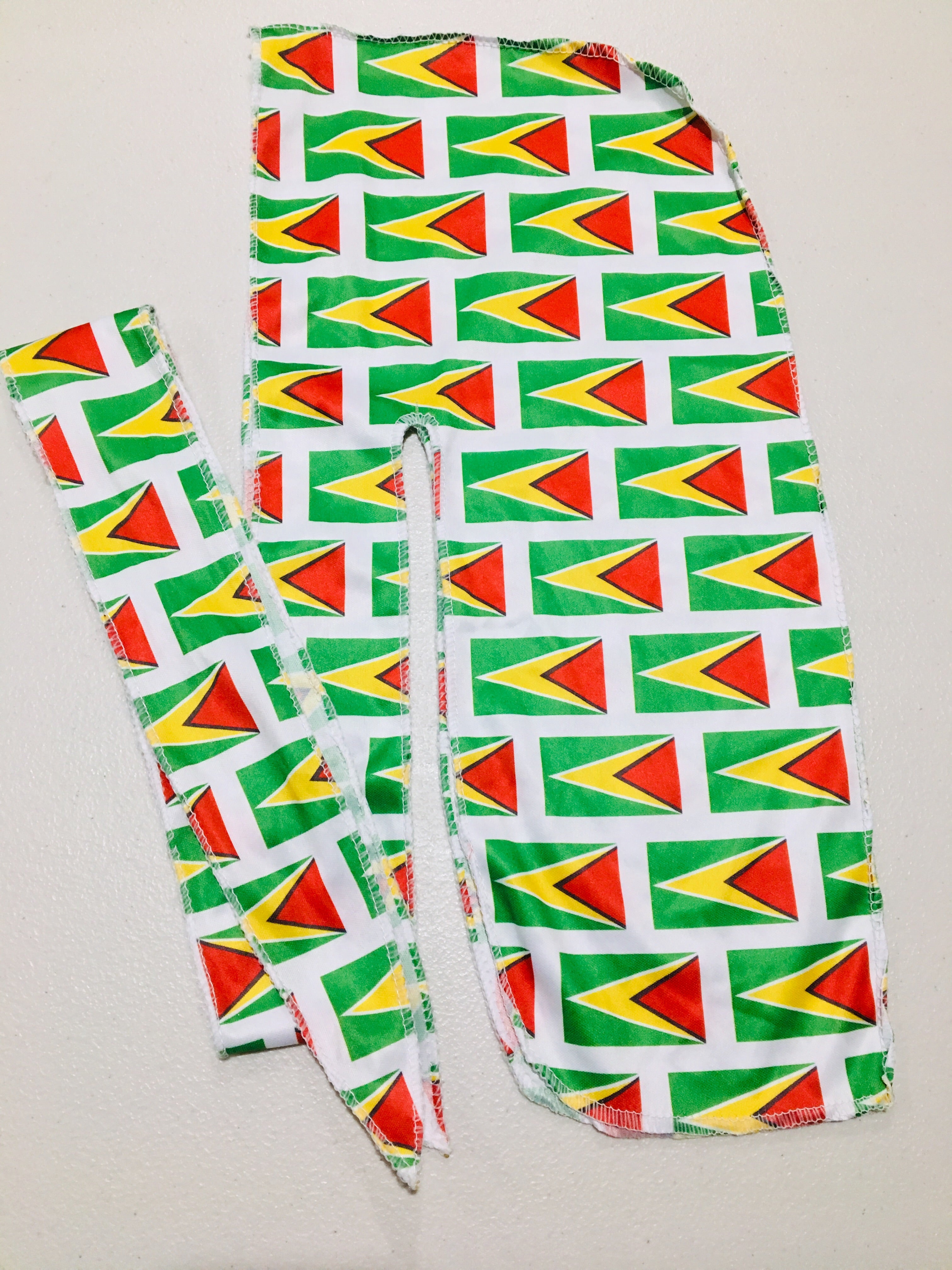 Guyana flag durag - ROOTED BRAND 