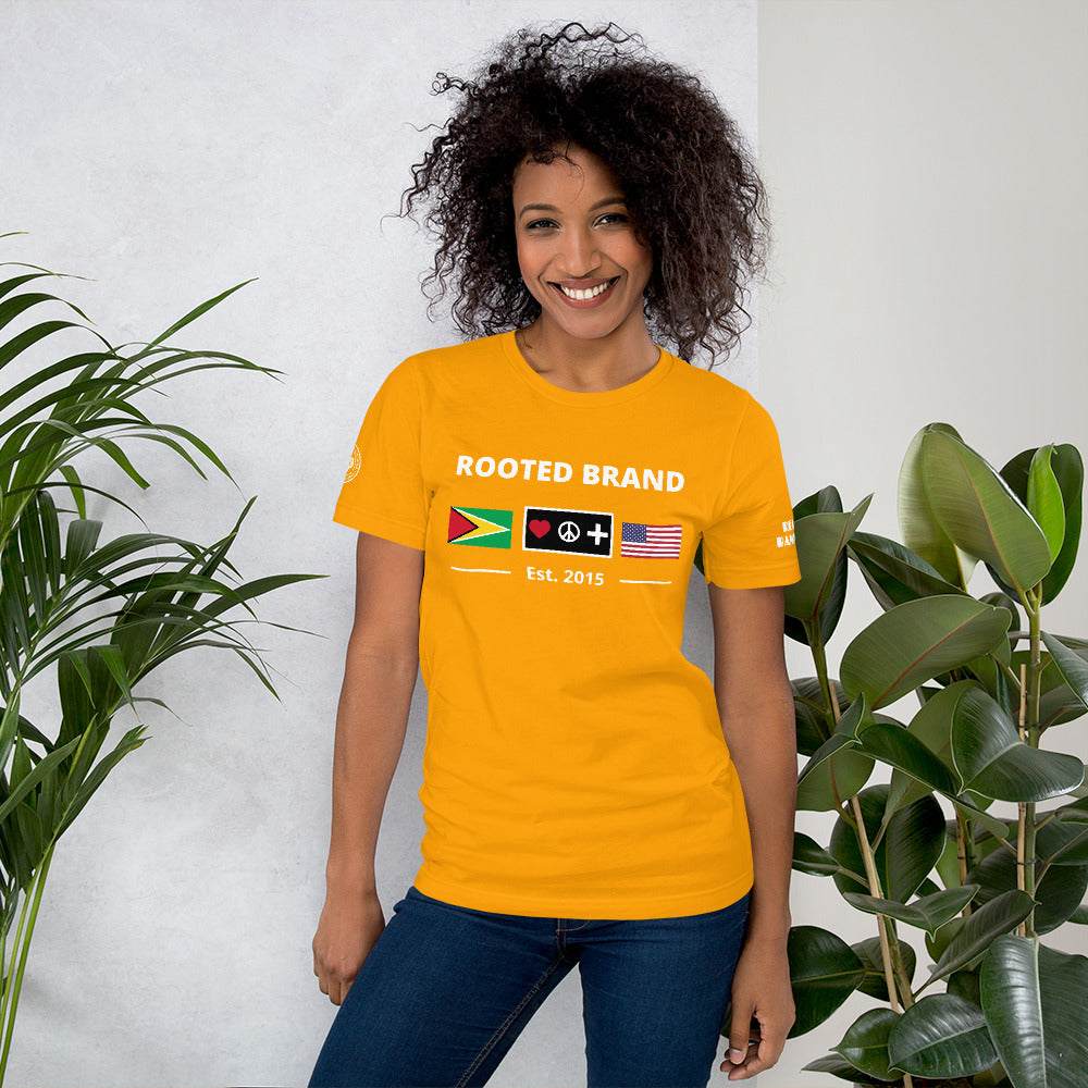 Guyana Short-Sleeve Unisex T-Shirt - ROOTED BRAND 