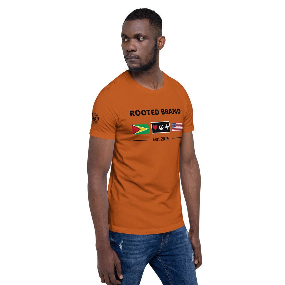 Guyana Short-Sleeve Unisex T-Shirt - ROOTED BRAND 