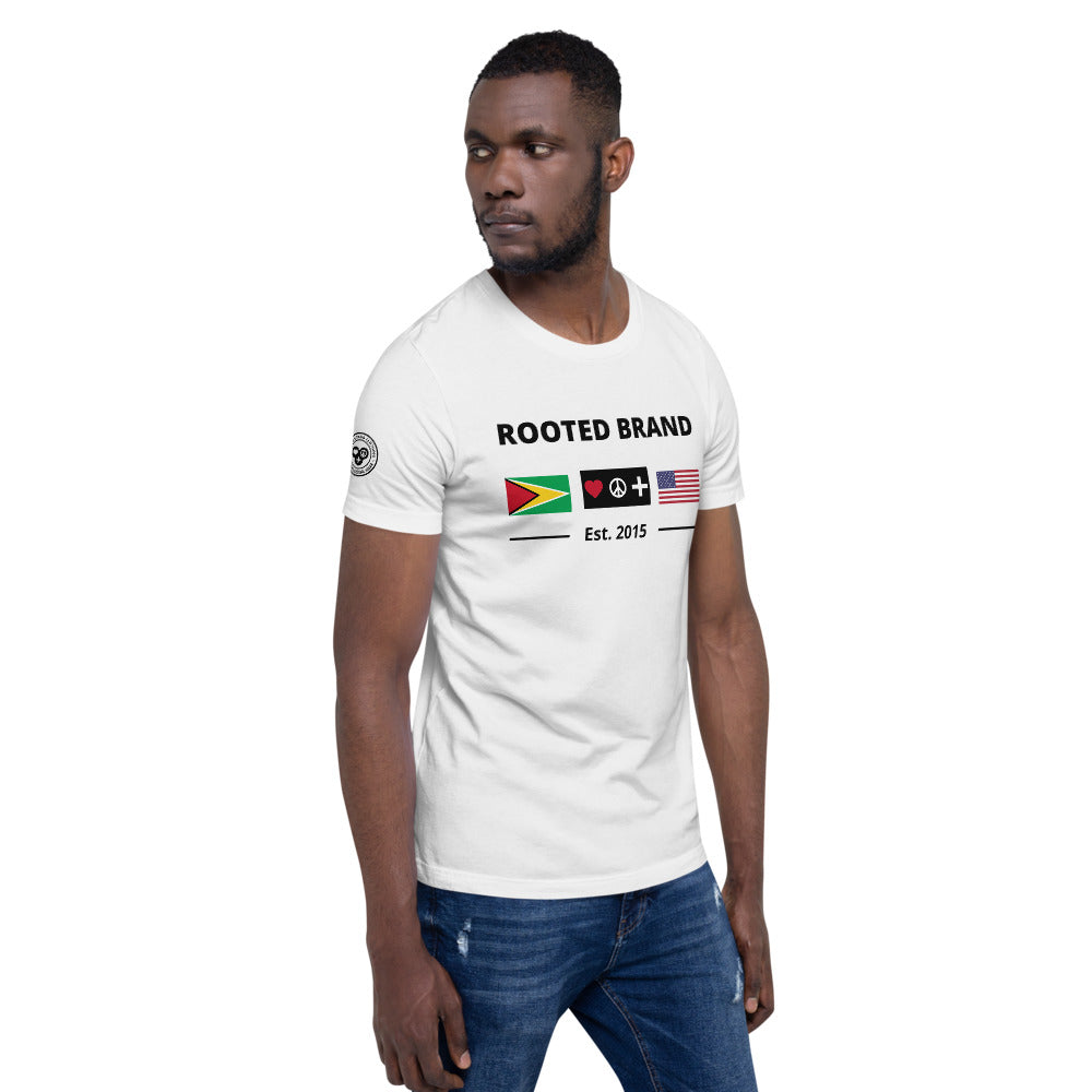 Guyana Short-Sleeve Unisex T-Shirt - ROOTED BRAND 