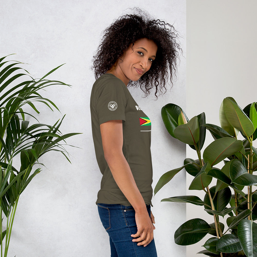 Guyana Short-Sleeve Unisex T-Shirt - ROOTED BRAND 