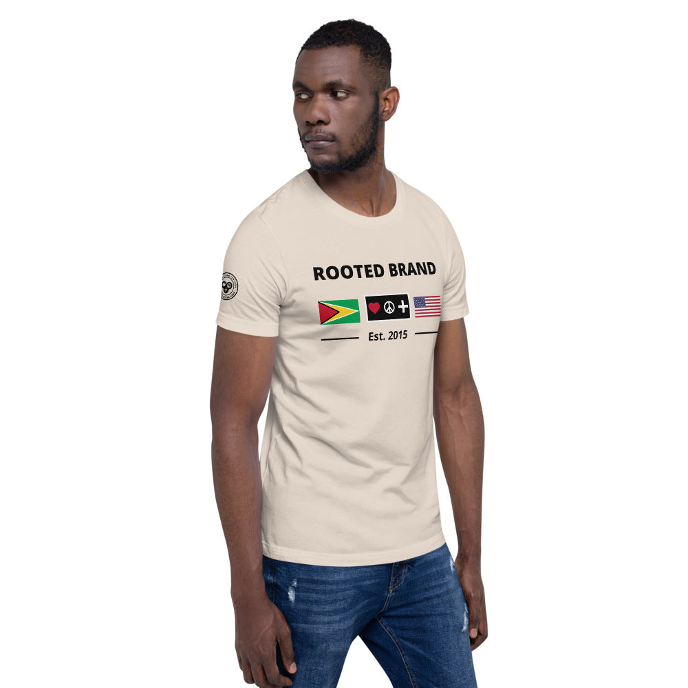 Guyana Short-Sleeve Unisex T-Shirt - ROOTED BRAND 