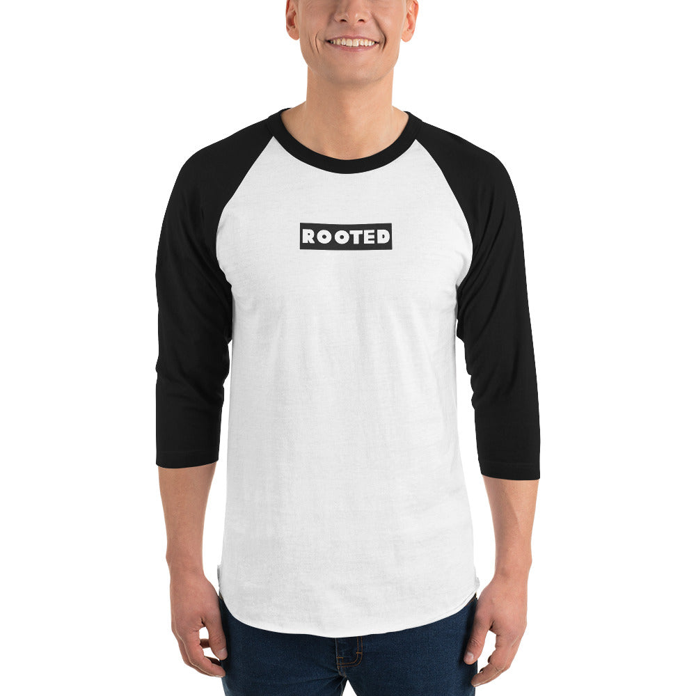 3/4 sleeve raglan shirt - ROOTED BRAND 