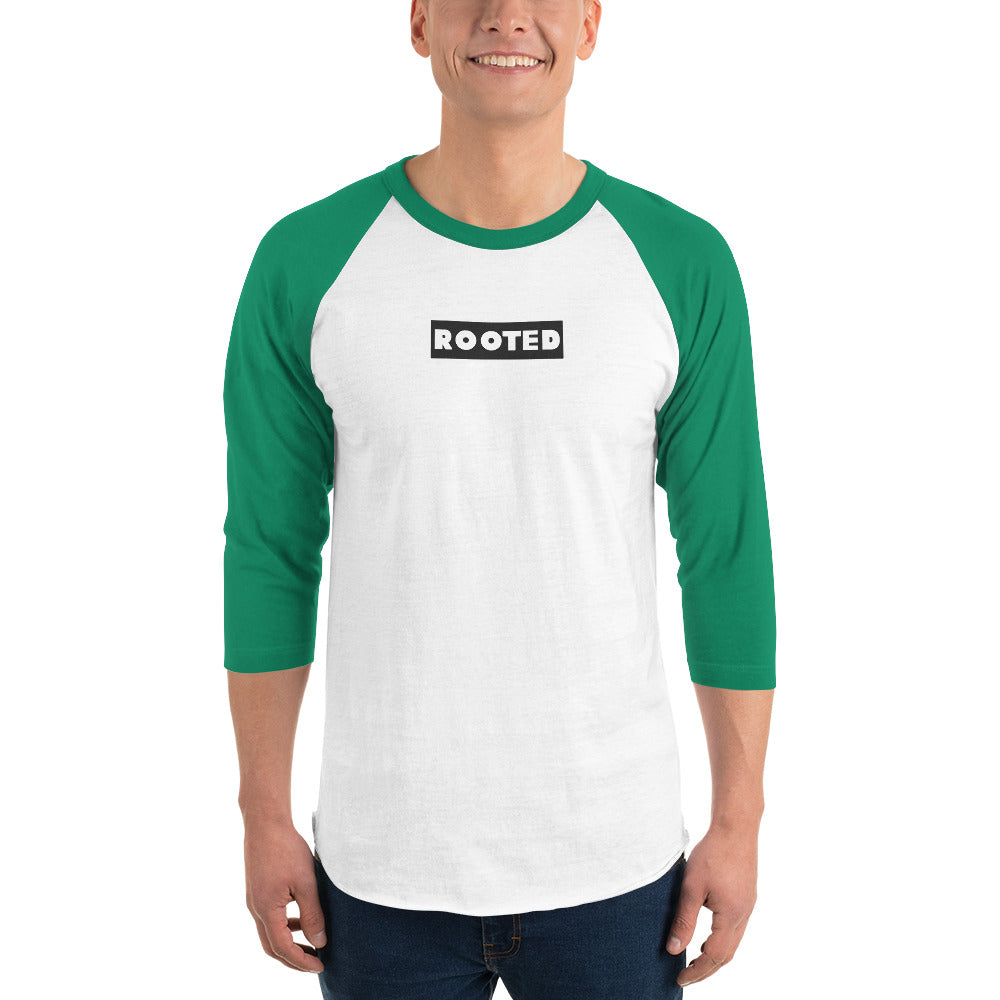 3/4 sleeve raglan shirt - ROOTED BRAND 