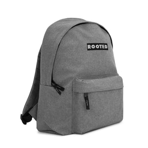 Rooted Brand Signature Embroidered Backpack - ROOTED BRAND 