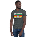 Guyana flag Short-Sleeve Unisex T-Shirt - ROOTED BRAND 